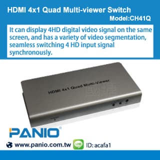 CH41Q HDMI 4x1 Quad Multi_viewer